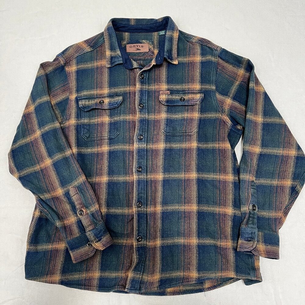 Orvis Thick Heavy Flannel - Men's 2XL Button Down